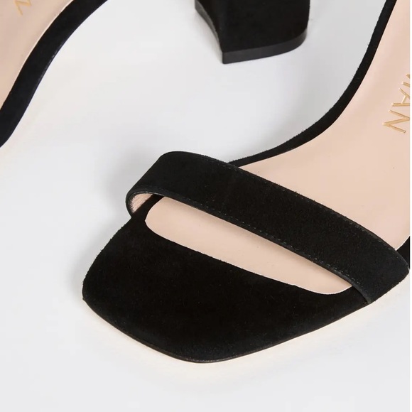 Stuart Weitzman Nearlynude Ankle strap suede leather sandals size 8 B Women - Picture 7 of 16